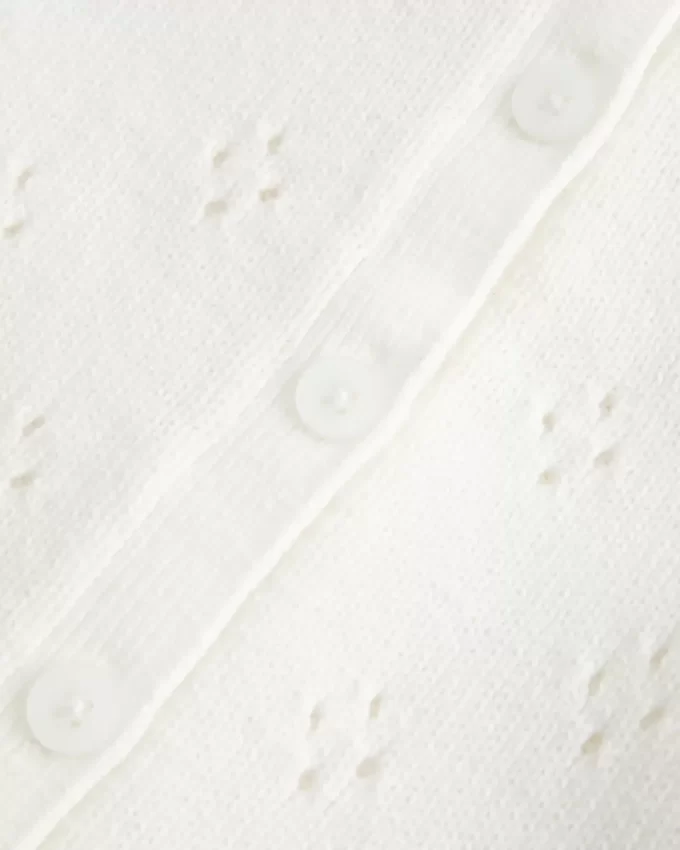 Kardigan z okrągłym dekoltem