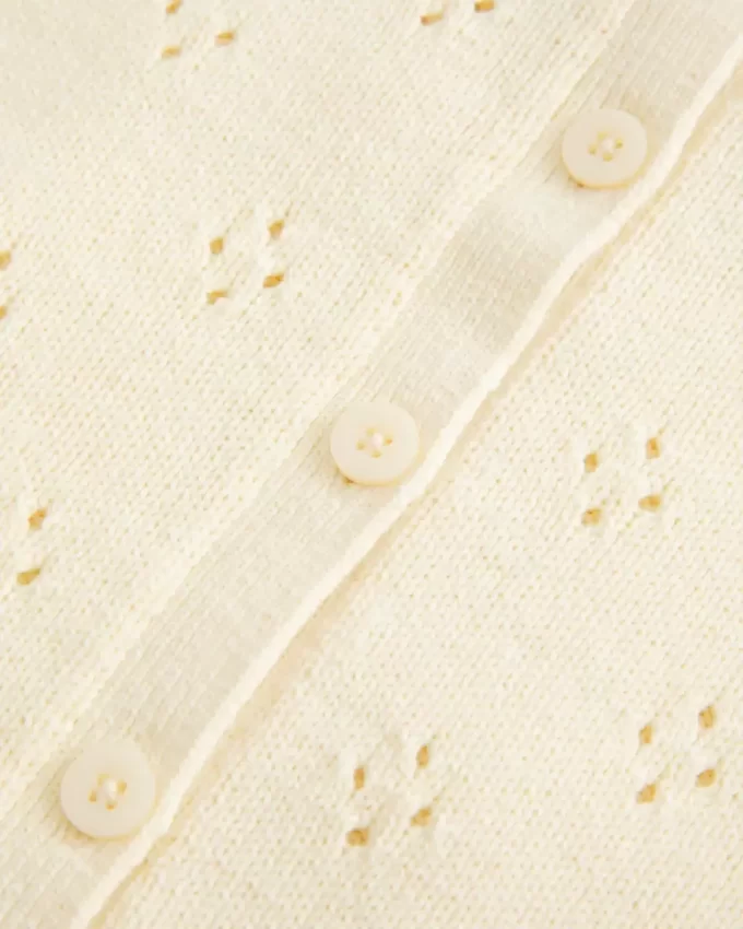 Kardigan z okrągłym dekoltem