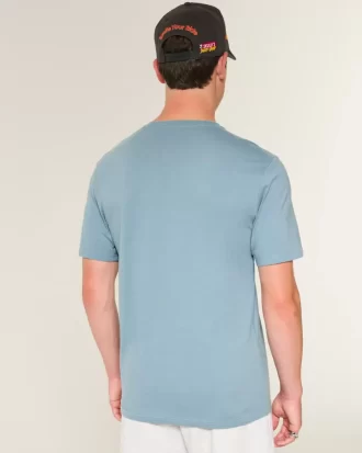 Klasyczny krój T-shirt z okrągłym dekoltem