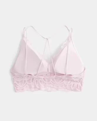 Koronkowy biustonosz w stylu szydełkowym