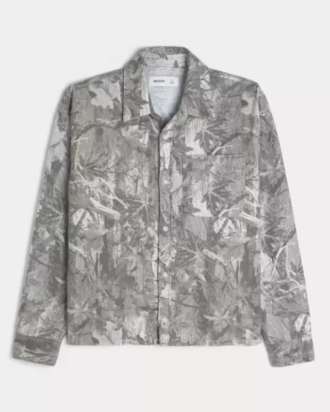 Koszula flanelowa Boxy Camo