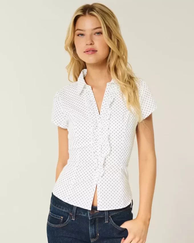 Koszula smokingowa z krótkim rękawem