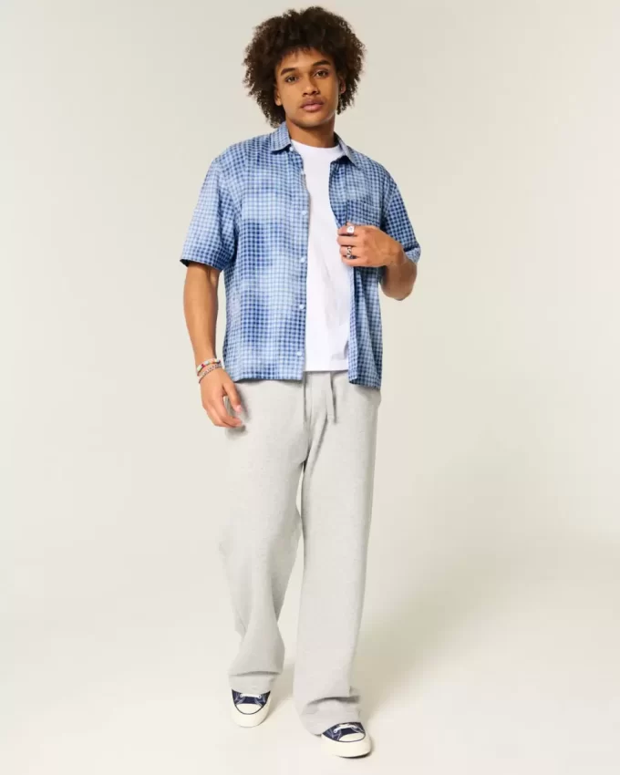 Koszula z krótkim rękawem i kieszenią w stylu boxy