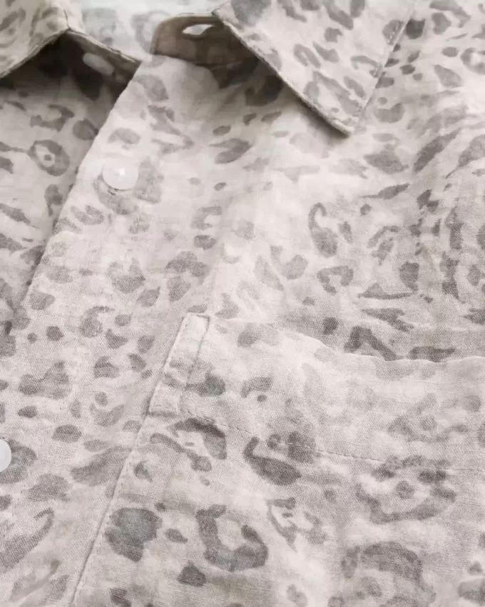 Koszula z krótkim rękawem i kieszenią w stylu boxy