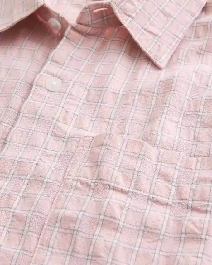 Koszula z krótkim rękawem i kieszenią w stylu boxy