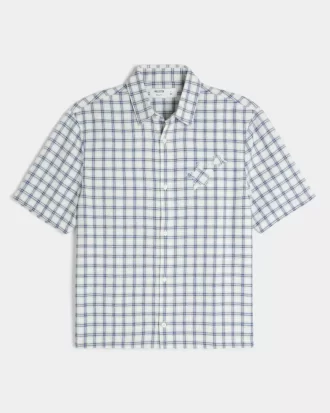 Koszula z krótkim rękawem w kształcie gwiazdy w stylu boxy