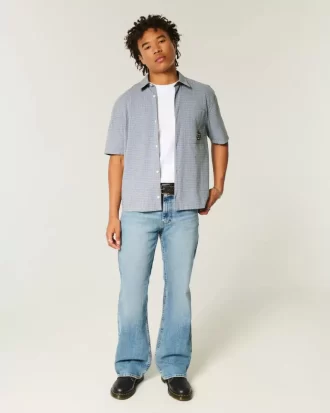 Koszula z krótkim rękawem w stylu New York w stylu pudełkowym z grafiką