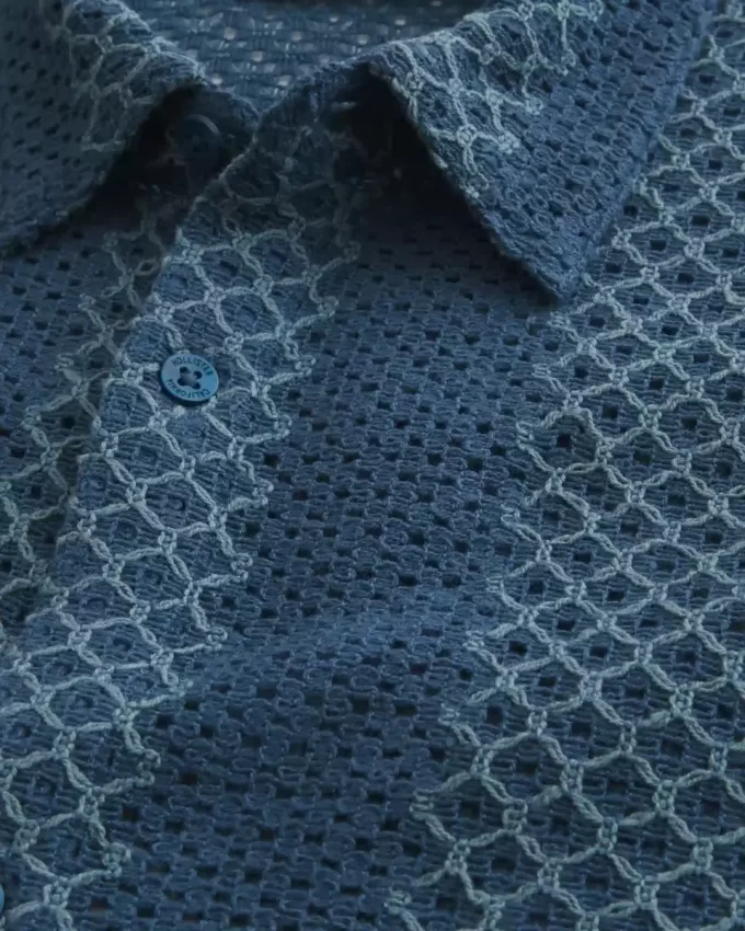 Koszula z krótkim rękawem w stylu szydełkowym