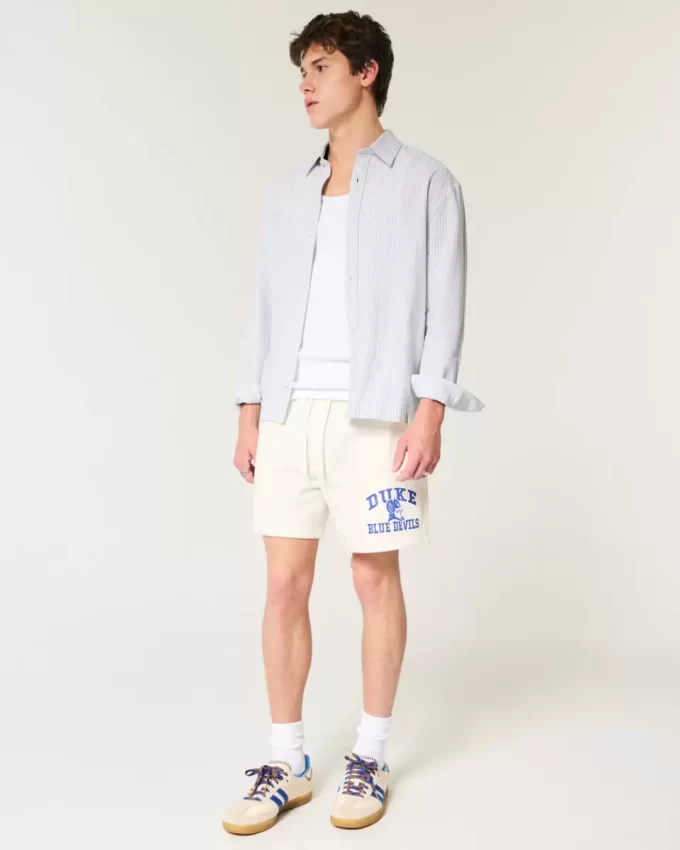 Koszula z mieszanki lnu zapinana na guziki Koszula z mieszanki lnu zapinana na guziki