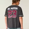 Koszulka baseballowa Dr Pepper z grafiką w stylu boxy