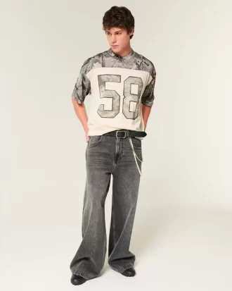 Koszulka Boxy Crop Camo