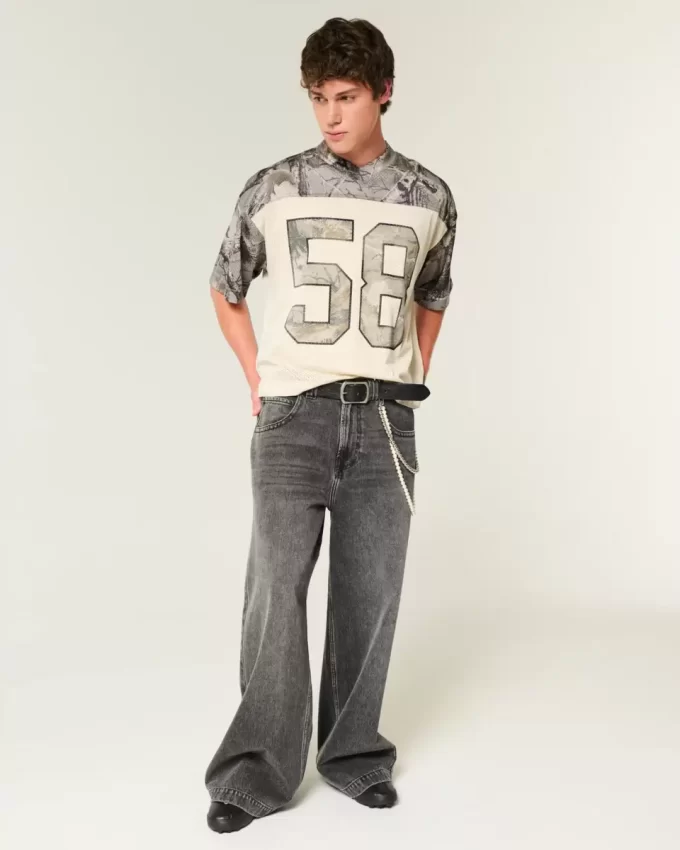 Koszulka Boxy Crop Camo