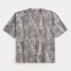 Koszulka Boxy Crop Heavyweight Camo Crew Koszulka Boxy Crop Heavyweight Camo Crew
