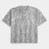 Koszulka Boxy Crop Heavyweight Camo Crew Koszulka Boxy Crop Heavyweight Camo Crew