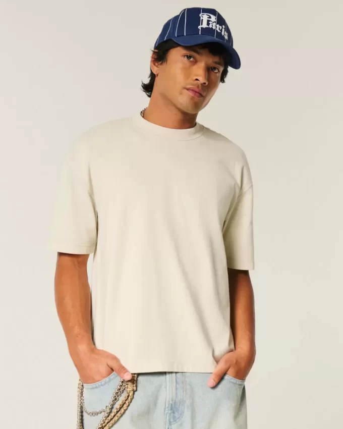 Koszulka Boxy Crop Heavyweight Crew Koszulka Boxy Crop Heavyweight Crew