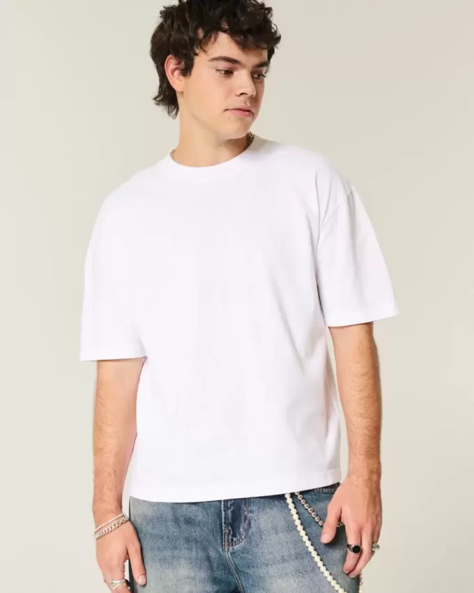 Koszulka Boxy Crop Heavyweight Crew Koszulka Boxy Crop Heavyweight Crew