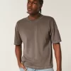 Koszulka Boxy Crop Heavyweight Washed Crew Koszulka Boxy Crop Heavyweight Washed Crew
