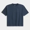 Koszulka Boxy Crop Heavyweight Washed Crew