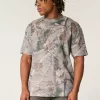 Koszulka Boxy Heavyweight Camo Crew Koszulka Boxy Heavyweight Camo Crew
