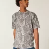 Koszulka Boxy Heavyweight Camo Crew Koszulka Boxy Heavyweight Camo Crew