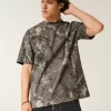 Koszulka Boxy Heavyweight Camo Crew Koszulka Boxy Heavyweight Camo Crew