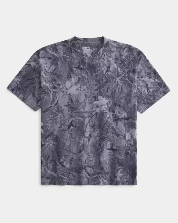 Koszulka Boxy Heavyweight Camo Crew Koszulka Boxy Heavyweight Camo Crew
