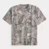 Koszulka Boxy Heavyweight Camo Crew Koszulka Boxy Heavyweight Camo Crew