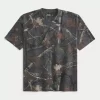 Koszulka Boxy Heavyweight Camo Crew Koszulka Boxy Heavyweight Camo Crew