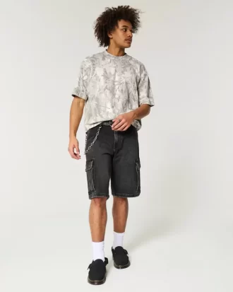 Koszulka Boxy Heavyweight Crop Camo Crew