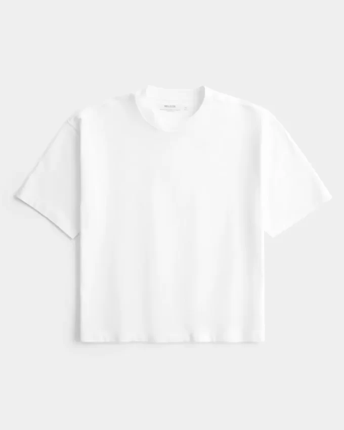 Koszulka Boxy Heavyweight Crop Crew