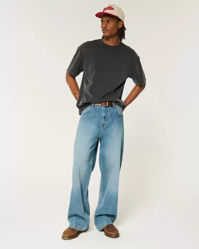 Koszulka Boxy Heavyweight Washed Crew Koszulka Boxy Heavyweight Washed Crew