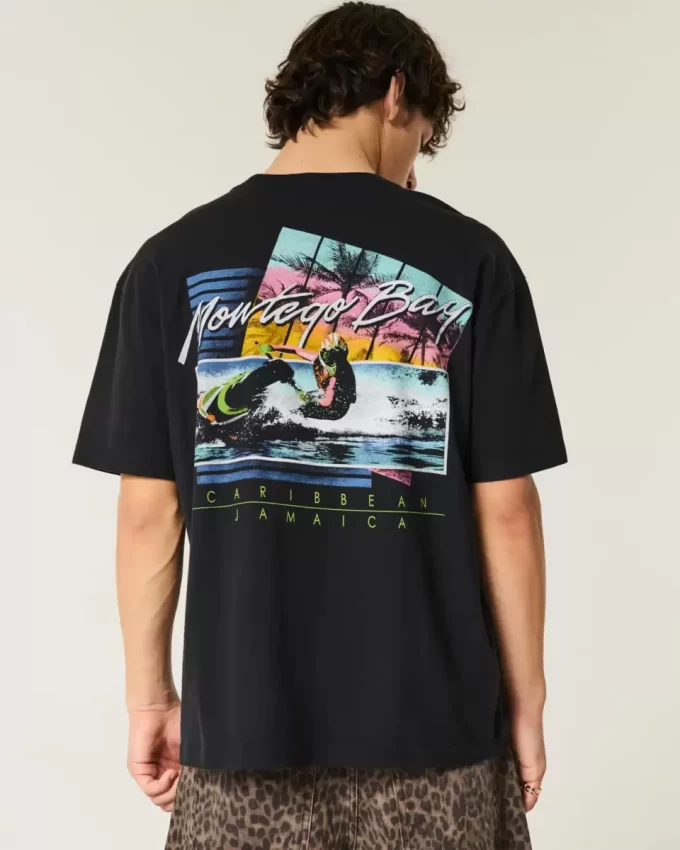 Koszulka graficzna Boxy Montego Bay