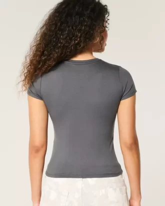 Miękka, elastyczna, bezszwowa koszulka dla niemowląt z długim rękawem