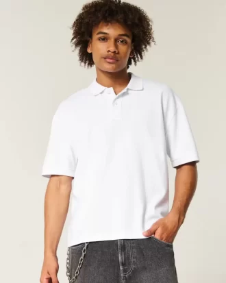 Koszulka polo Boxy Crop