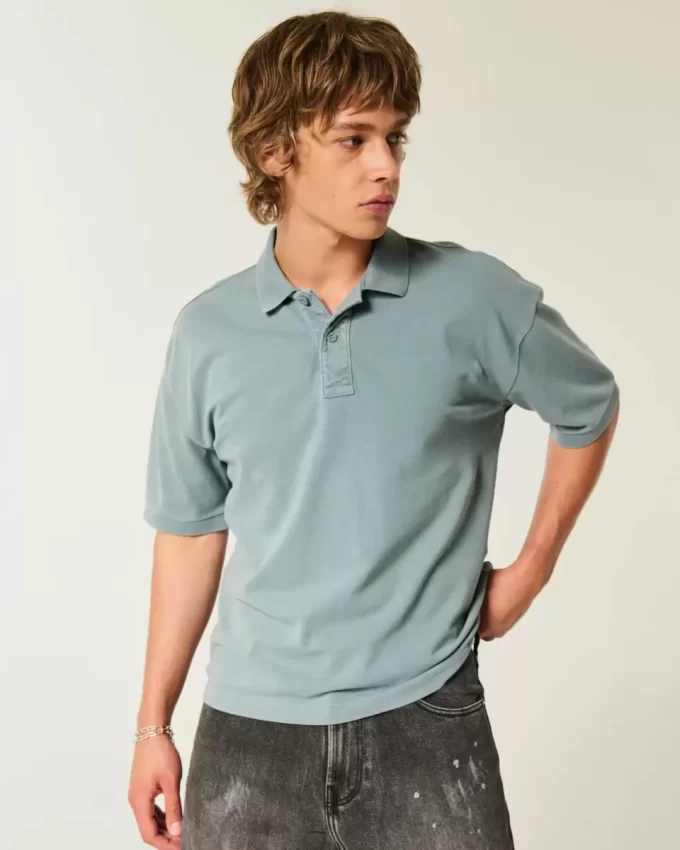 Koszulka polo Boxy Crop Koszulka polo Boxy Crop