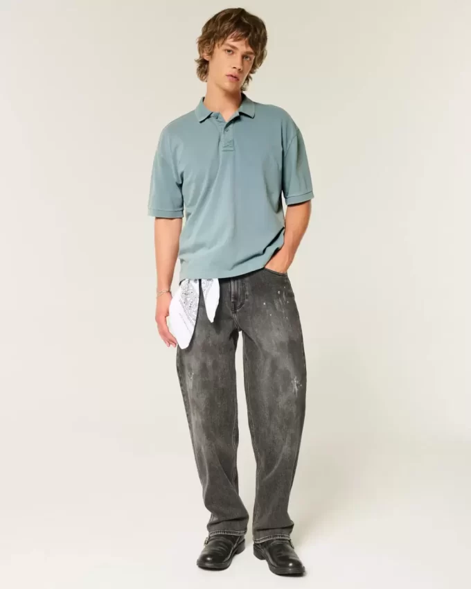 Koszulka polo Boxy Crop Koszulka polo Boxy Crop