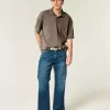 Koszulka polo Boxy Crop Washed Koszulka polo Boxy Crop Washed