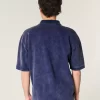 Koszulka polo Boxy Crop Washed Koszulka polo Boxy Crop Washed