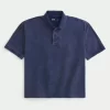 Koszulka polo Boxy Crop Washed Koszulka polo Boxy Crop Washed