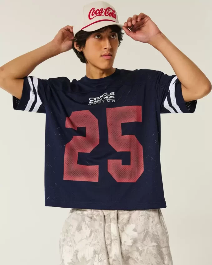 Koszulka z grafiką Boxy Crop Oracle Red Bull Racing