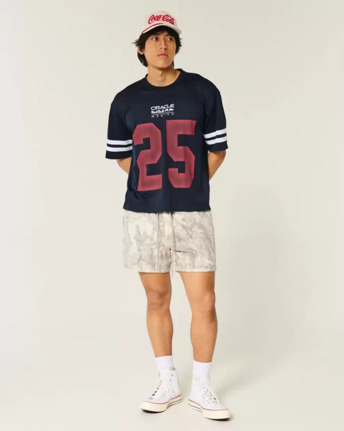 Koszulka z grafiką Boxy Crop Oracle Red Bull Racing