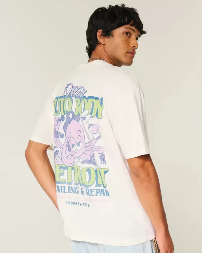 Koszulka z grafiką Boxy’ego Otto’a z nadwoziem samochodowym