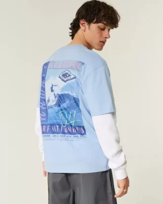 Koszulka z grafiką Boxy Hawaii Surf