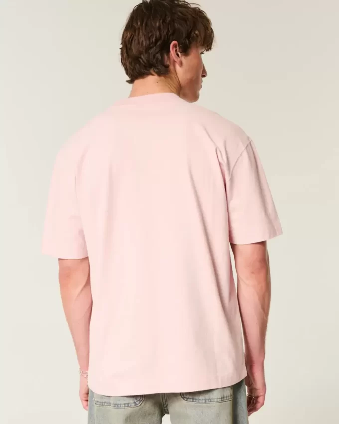 Koszulka z grafiką Boxy Heavyweight Hawaii