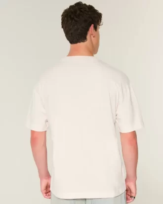 Koszulka z grafiką Boxy Heavyweight Newport Beach