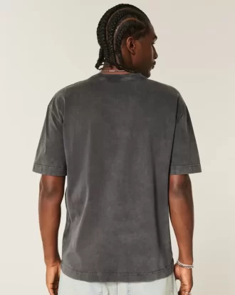 Koszulka z grafiką Boxy Heavyweight Oahu