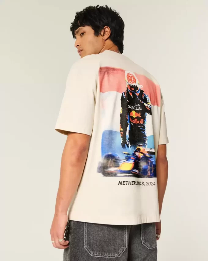 Koszulka z grafiką Boxy Heavyweight Oracle Red Bull Racing