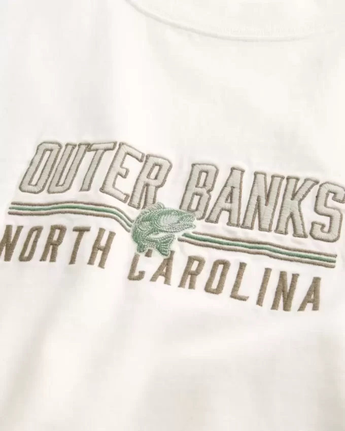 Koszulka z grafiką Boxy Heavyweight Outer Banks