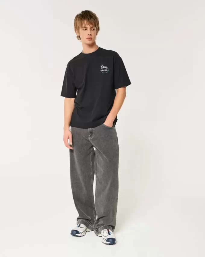 Koszulka z grafiką Boxy Heavyweight Stake F1 Team Kick Sauber