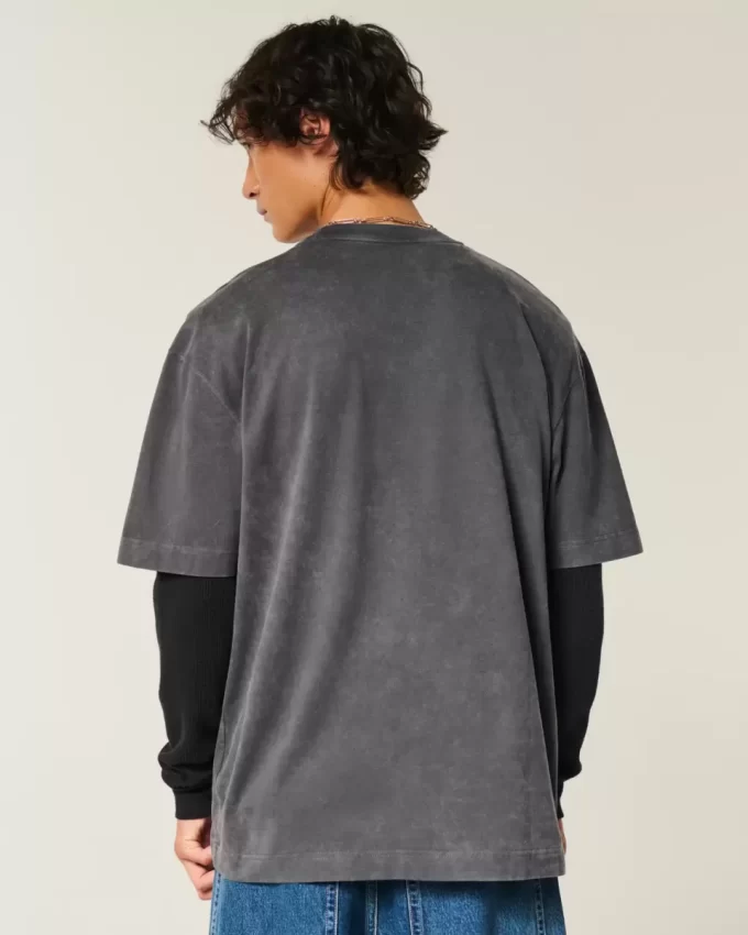 Koszulka z grafiką Boxy Heavyweight Star Koszulka z grafiką Boxy Heavyweight Star